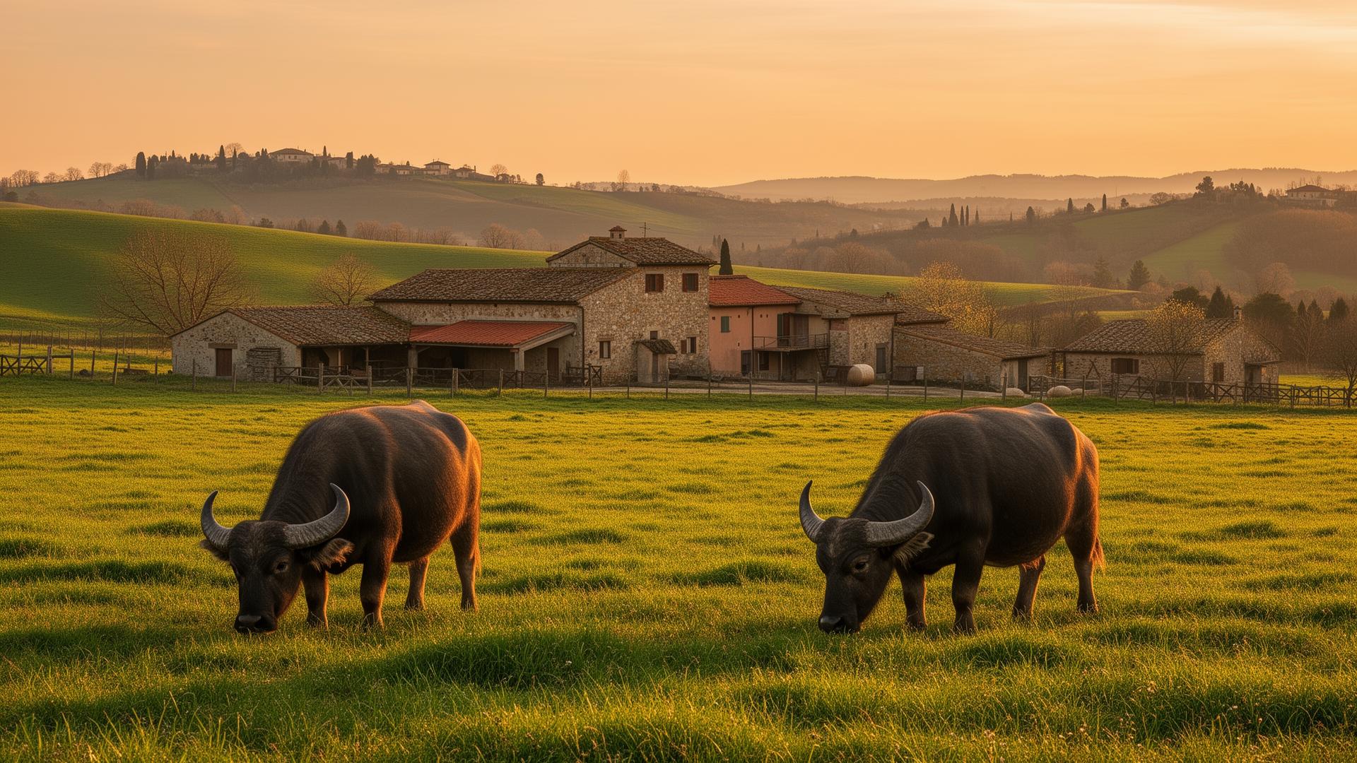 Granja de búfalos